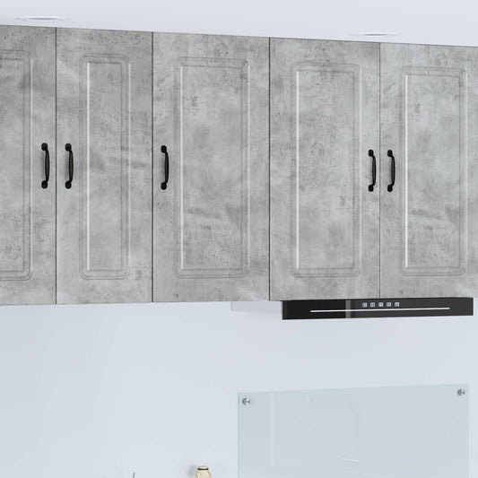 vidaXL Dishwasher Panel Kalmar Concrete Grey 40 x 31 x 80 cm