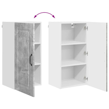 vidaXL Dishwasher Panel Kalmar Concrete Grey 40 x 31 x 80 cm