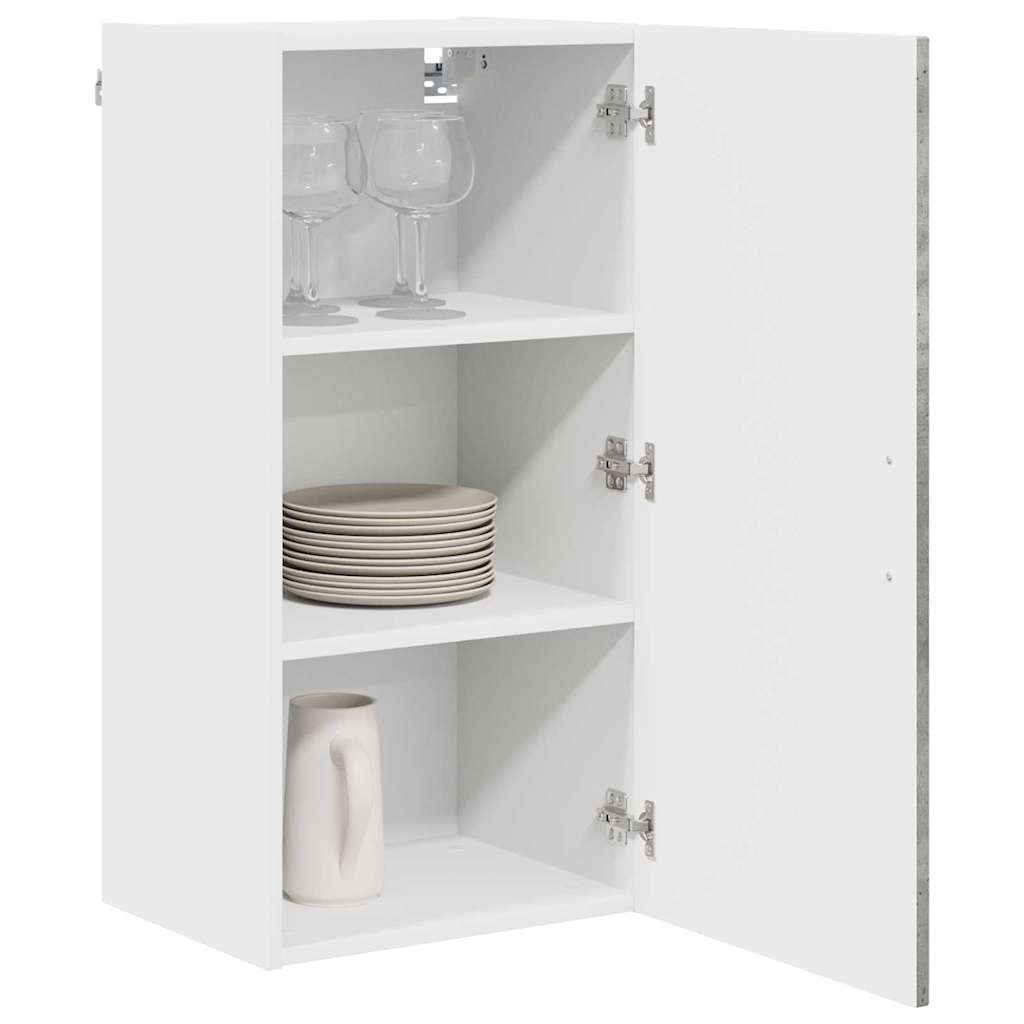 vidaXL Dishwasher Panel Kalmar Concrete Grey 40 x 31 x 80 cm