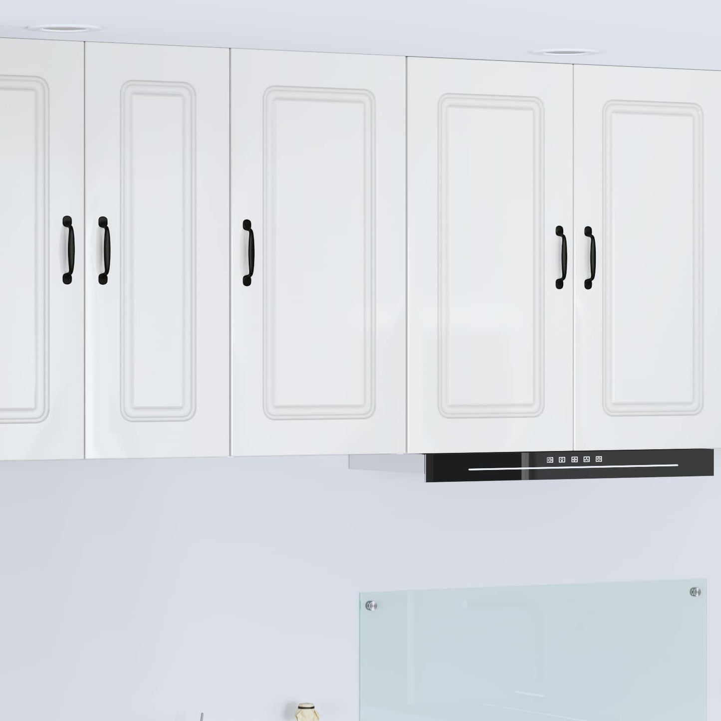vidaXL Dishwasher Panel Kalmar High Gloss White 40 x 31 x 80 cm