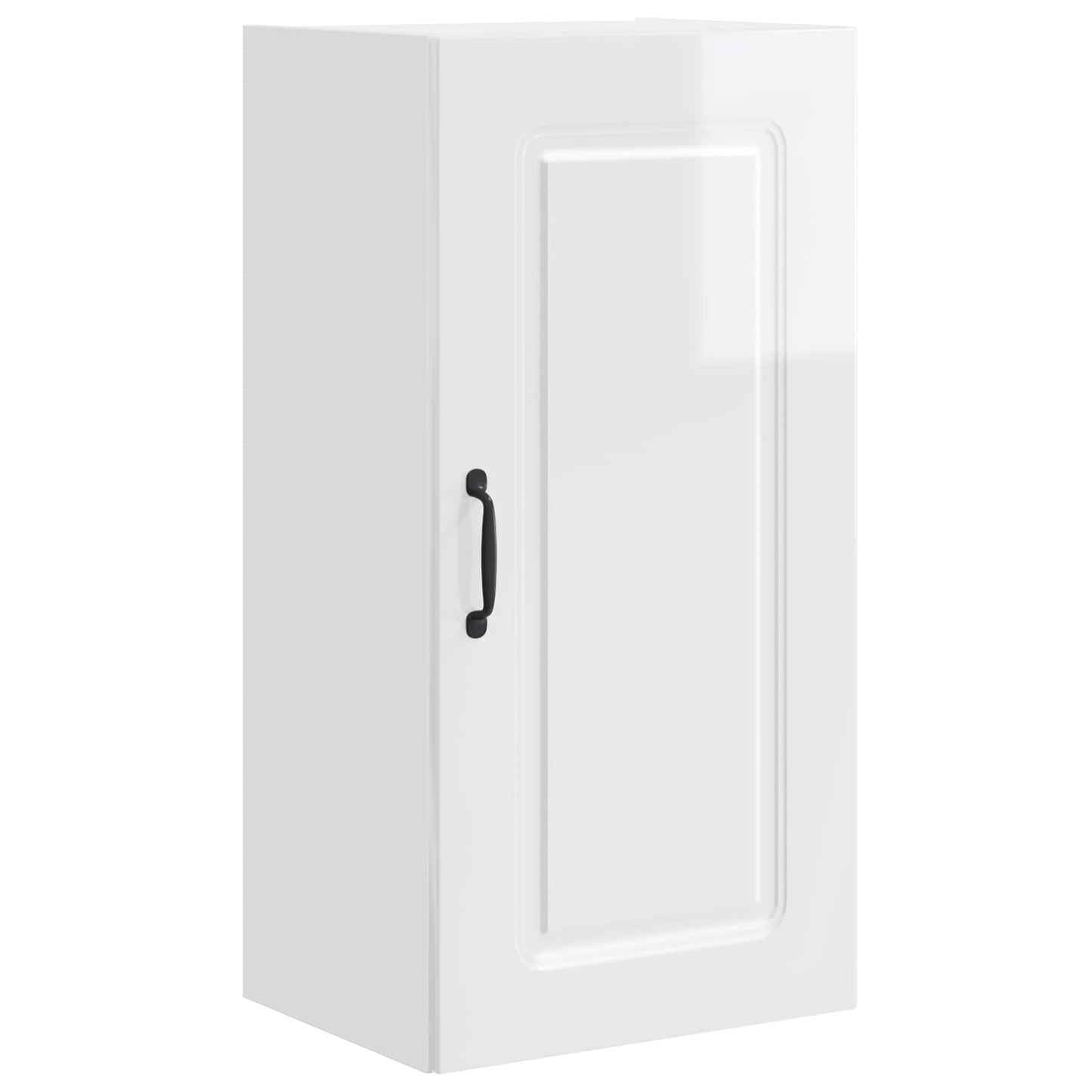 vidaXL Dishwasher Panel Kalmar High Gloss White 40 x 31 x 80 cm