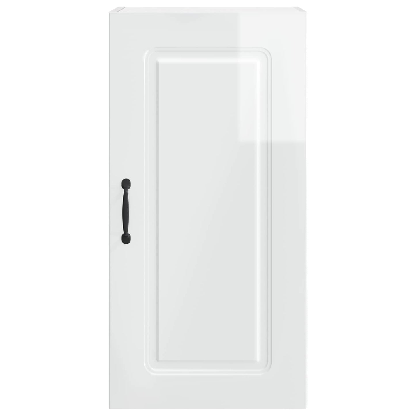 vidaXL Dishwasher Panel Kalmar High Gloss White 40 x 31 x 80 cm