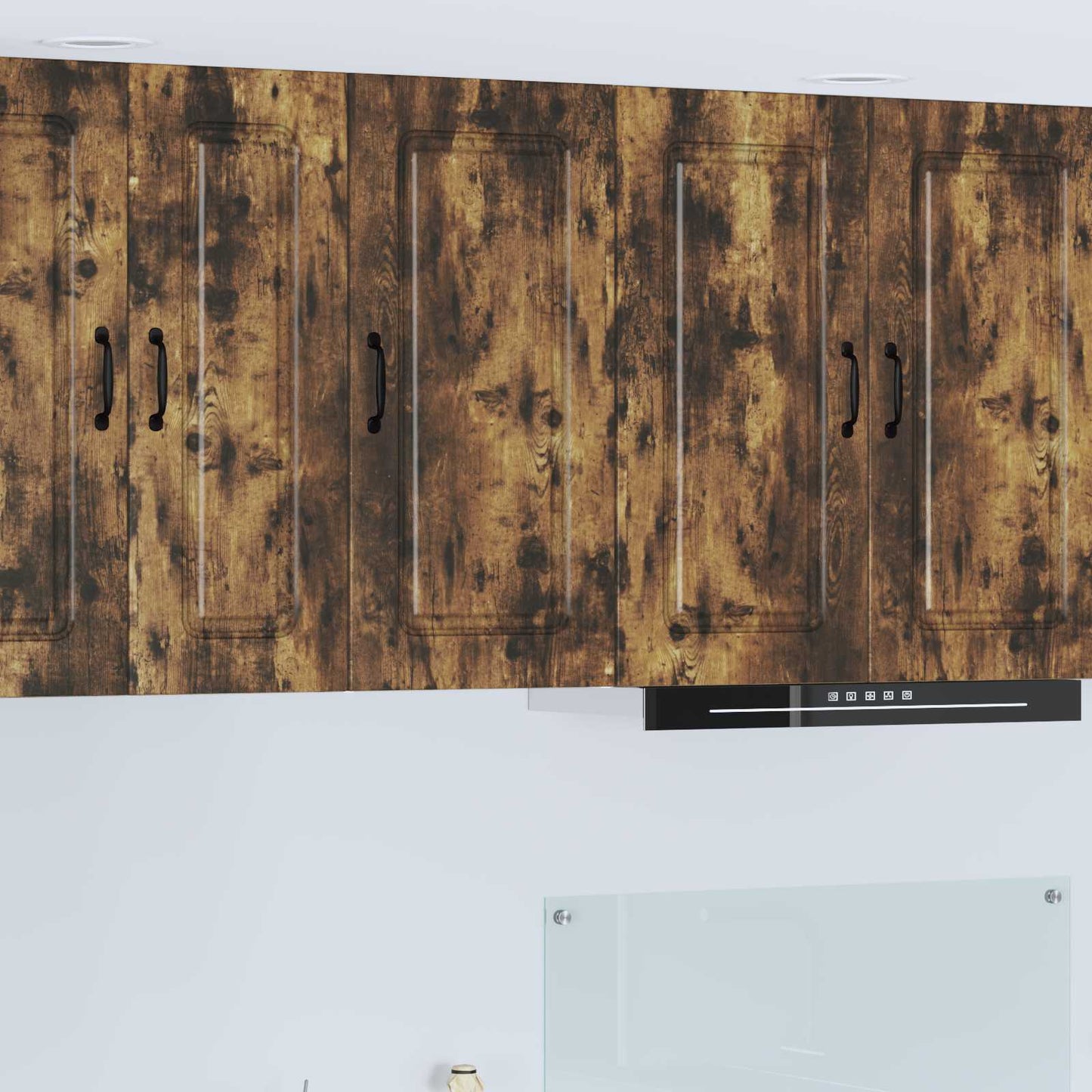 vidaXL Dishwasher Panel Kalmar Smoked Oak 40 x 31 x 80 cm