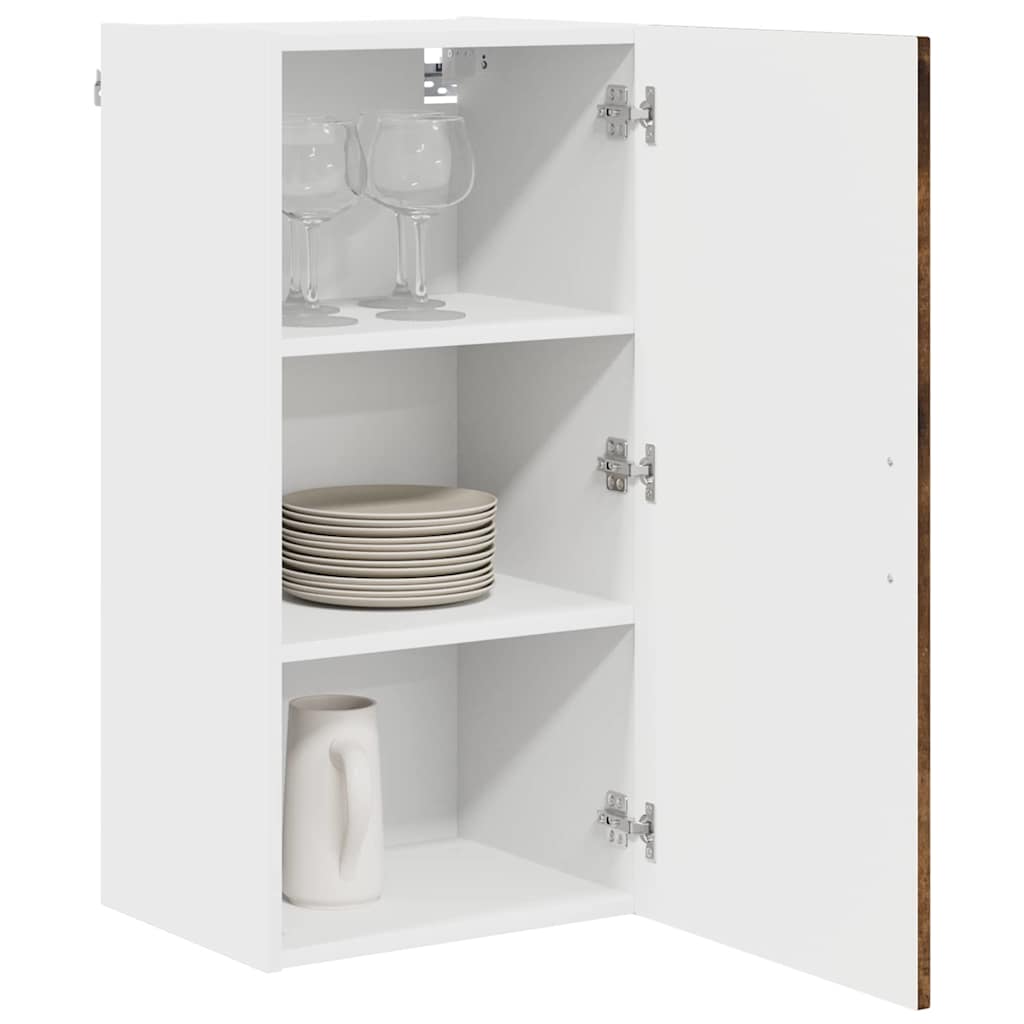 vidaXL Dishwasher Panel Kalmar Smoked Oak 40 x 31 x 80 cm