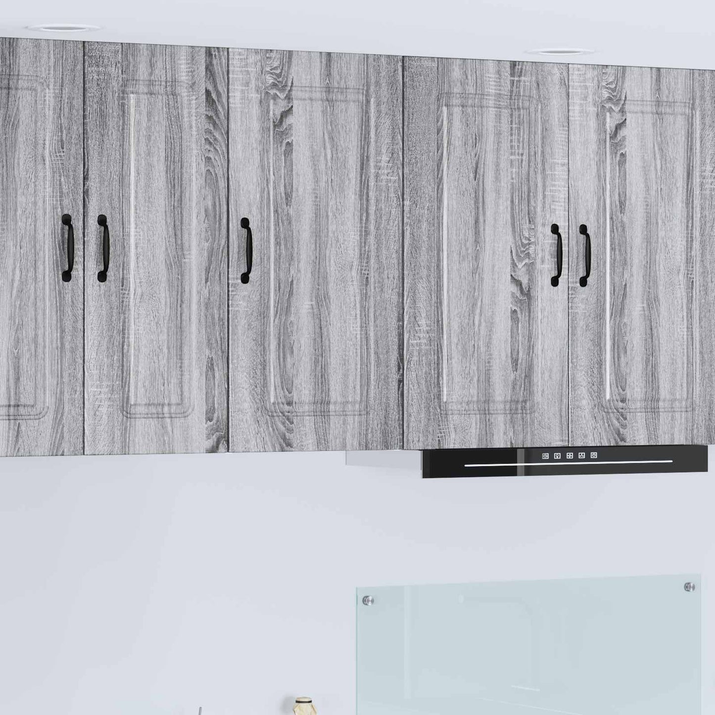 vidaXL Dishwasher Panel Kalmar Grey Sonoma 40 x 31 x 80 cm