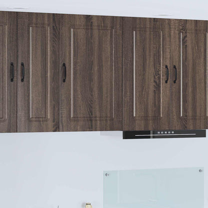 vidaXL Dishwasher Panel Kalmar Brown Oak 40 x 31 x 80 cm