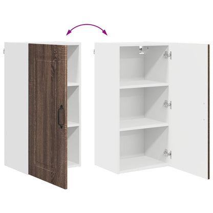 vidaXL Dishwasher Panel Kalmar Brown Oak 40 x 31 x 80 cm