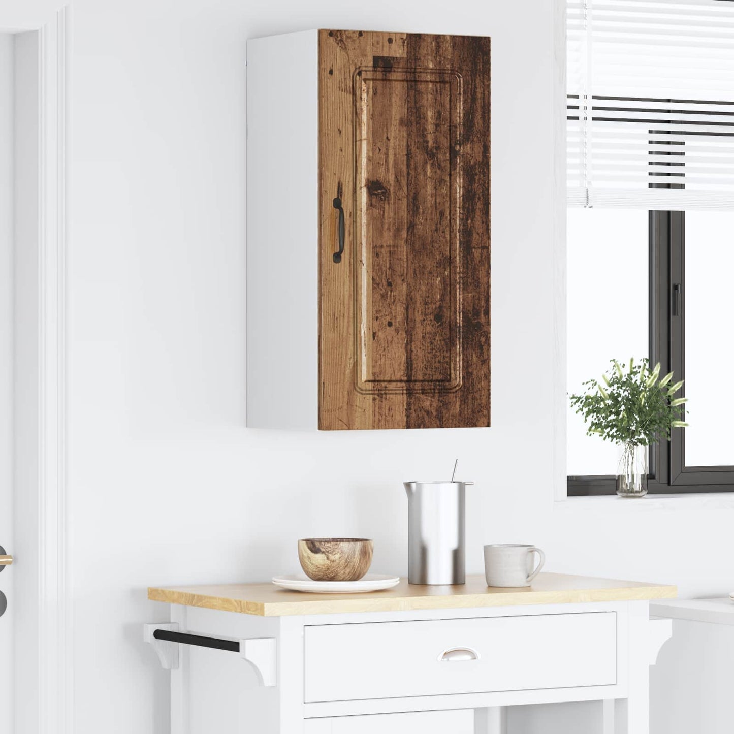 vidaXL Dishwasher Panel Kalmar Old Wood 40 x 31 x 80 cm