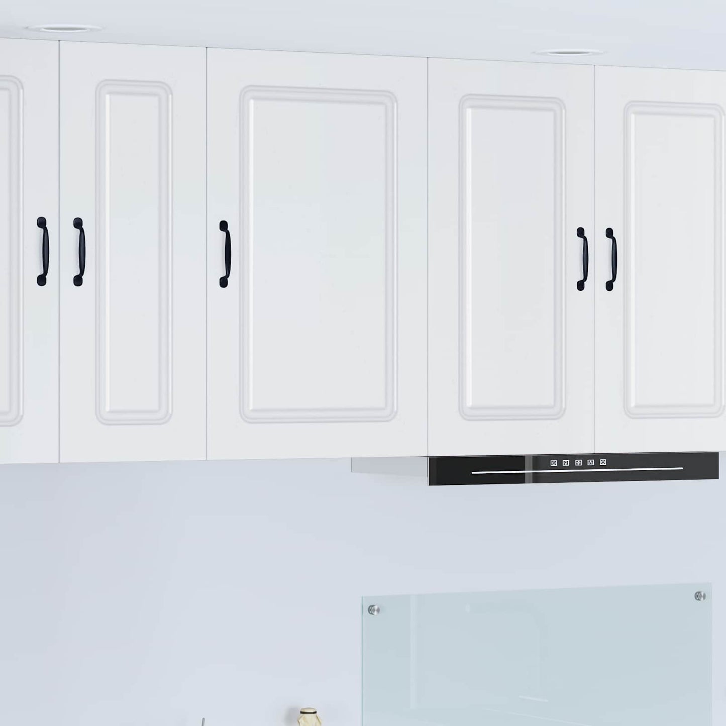 vidaXL Dishwasher Panel Kalmar White 50 x 31 x 80 cm Engineered Wood