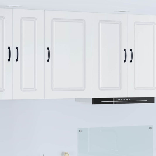 vidaXL Dishwasher Panel Kalmar White 50 x 31 x 80 cm Engineered Wood