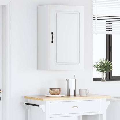 vidaXL Dishwasher Panel Kalmar White 50 x 31 x 80 cm Engineered Wood