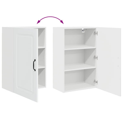 vidaXL Dishwasher Panel Kalmar White 50 x 31 x 80 cm Engineered Wood