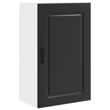 vidaXL Dishwasher Panel Kalmar Black 50 x 31 x 80 cm Engineered Wood