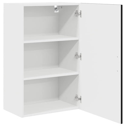 vidaXL Dishwasher Panel Kalmar Black 50 x 31 x 80 cm Engineered Wood