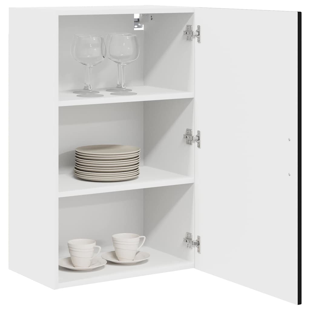 vidaXL Dishwasher Panel Kalmar Black 50 x 31 x 80 cm Engineered Wood