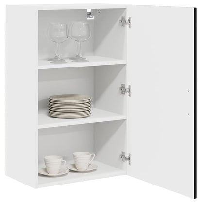 vidaXL Dishwasher Panel Kalmar Black 50 x 31 x 80 cm Engineered Wood