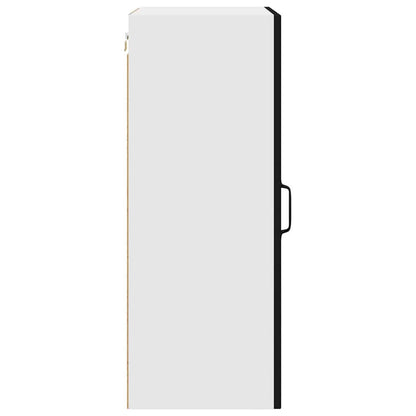 vidaXL Dishwasher Panel Kalmar Black 50 x 31 x 80 cm Engineered Wood