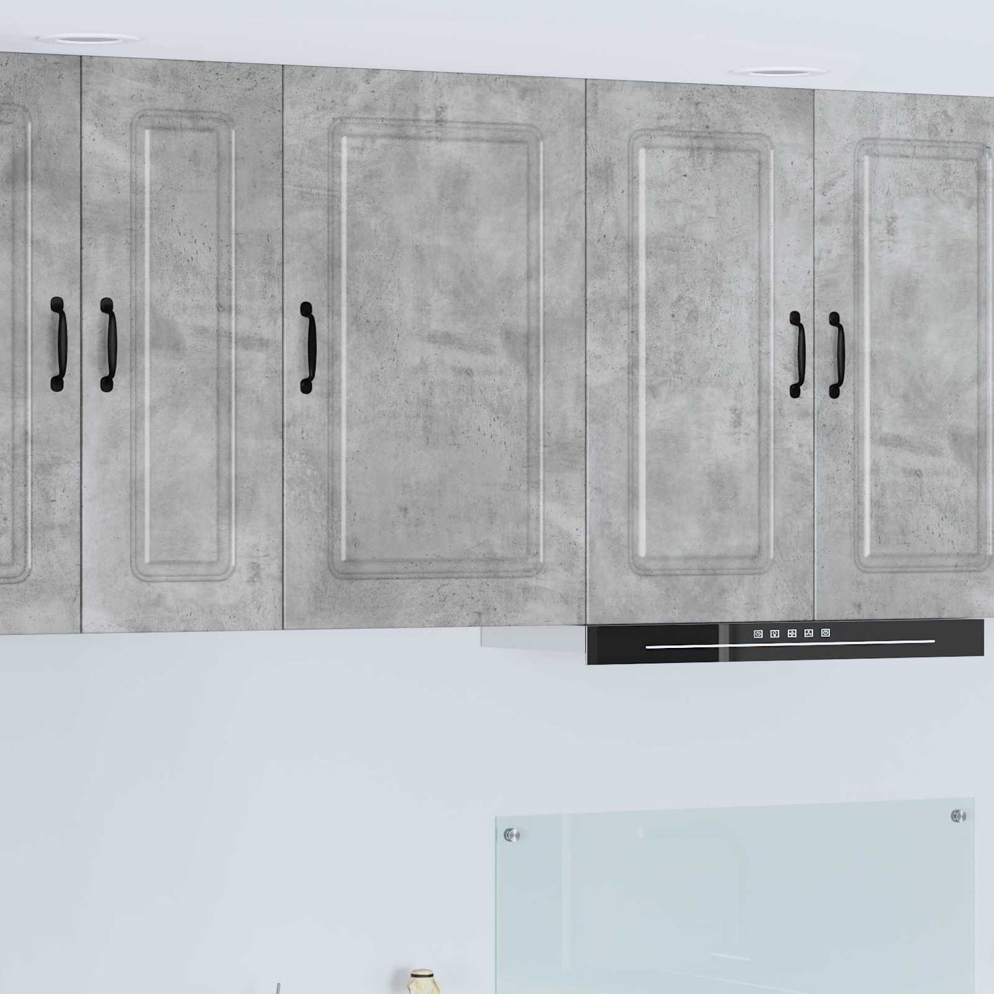 vidaXL Dishwasher Panel Kalmar Concrete Grey 50 x 31 x 80 cm