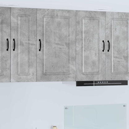 vidaXL Dishwasher Panel Kalmar Concrete Grey 50 x 31 x 80 cm