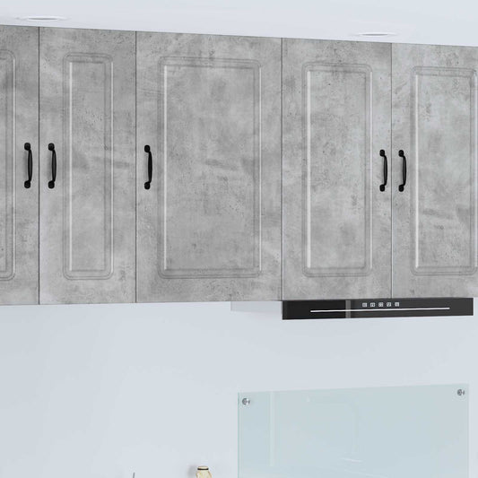 vidaXL Dishwasher Panel Kalmar Concrete Grey 50 x 31 x 80 cm
