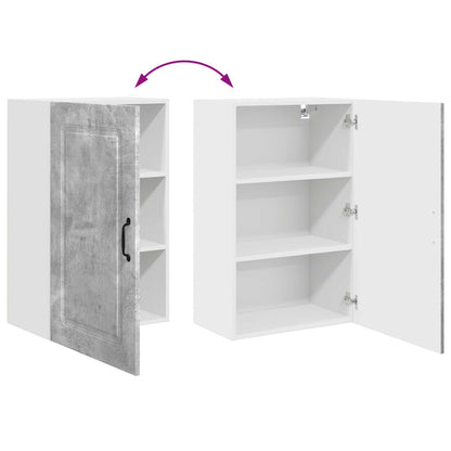 vidaXL Dishwasher Panel Kalmar Concrete Grey 50 x 31 x 80 cm