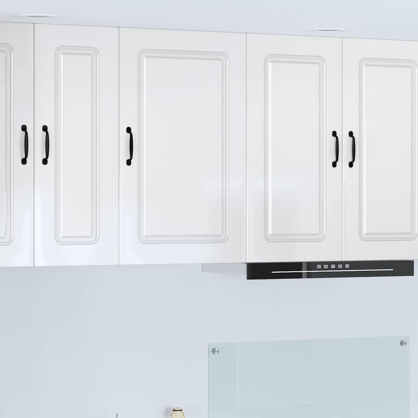 vidaXL Dishwasher Panel Kalmar High Gloss White 50 x 31 x 80 cm