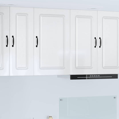 vidaXL Dishwasher Panel Kalmar High Gloss White 50 x 31 x 80 cm