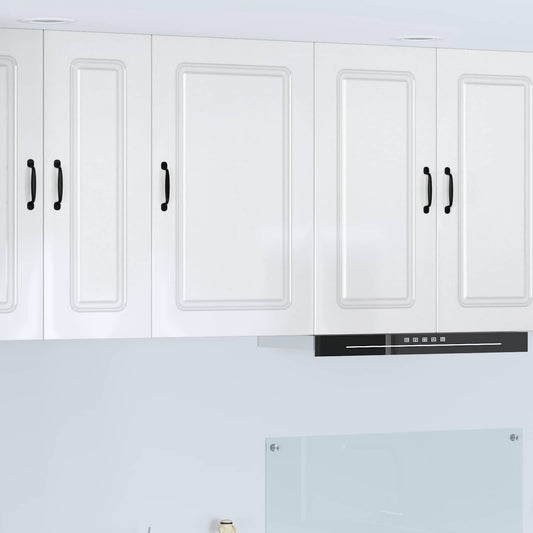 vidaXL Dishwasher Panel Kalmar High Gloss White 50 x 31 x 80 cm