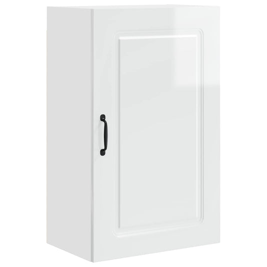 vidaXL Dishwasher Panel Kalmar High Gloss White 50 x 31 x 80 cm