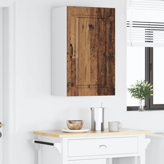 vidaXL Dishwasher Panel with Storage Kalmar Old Wood 50 x 31 x 80 cm