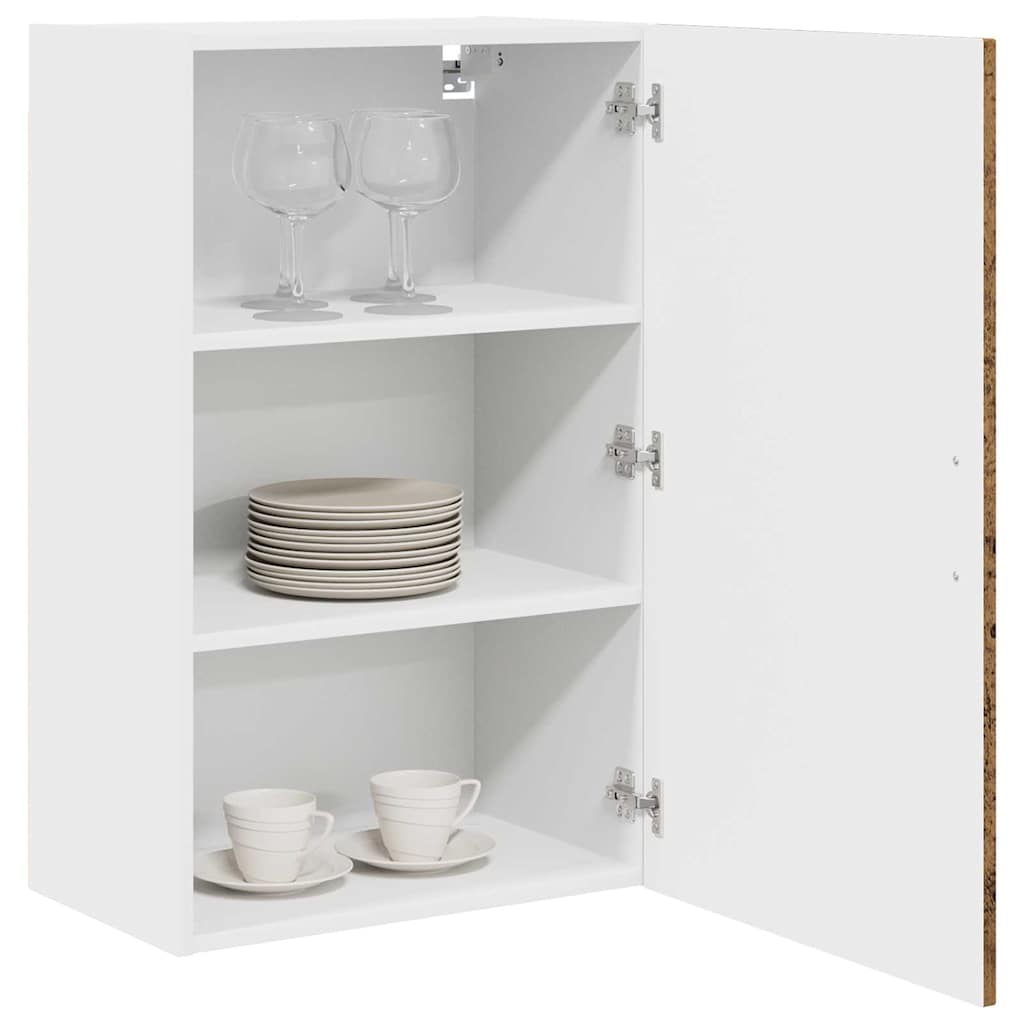 vidaXL Dishwasher Panel with Storage Kalmar Old Wood 50 x 31 x 80 cm