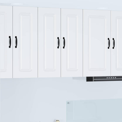 vidaXL Dishwasher Panel Kalmar White 60 x 31 x 80 cm Engineered Wood