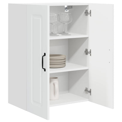 vidaXL Dishwasher Panel Kalmar White 60 x 31 x 80 cm Engineered Wood