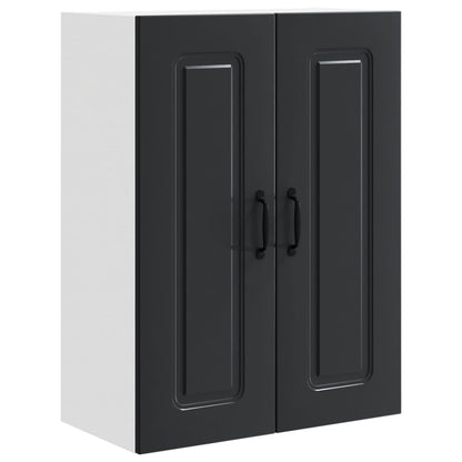 vidaXL Dishwasher Panel Kalmar Black 60 x 31 x 80 cm Engineered Wood