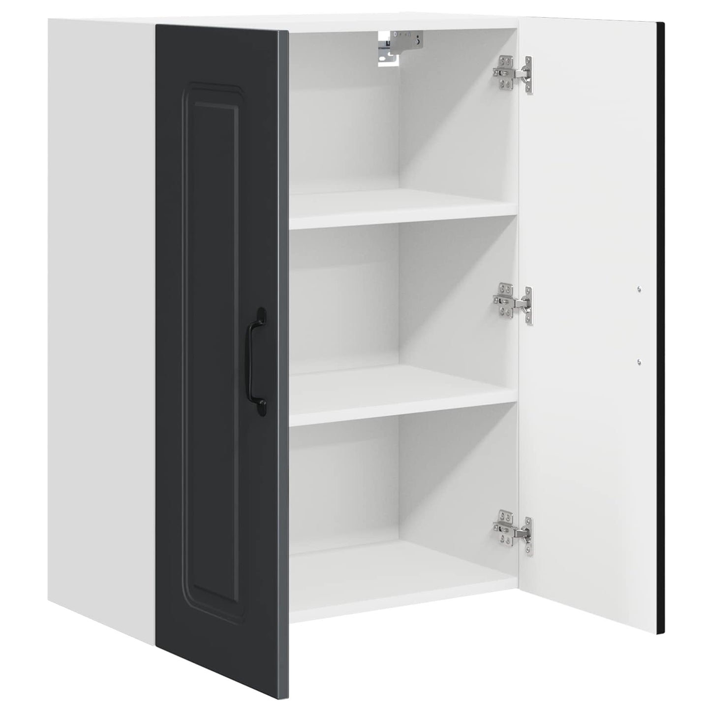 vidaXL Dishwasher Panel Kalmar Black 60 x 31 x 80 cm Engineered Wood