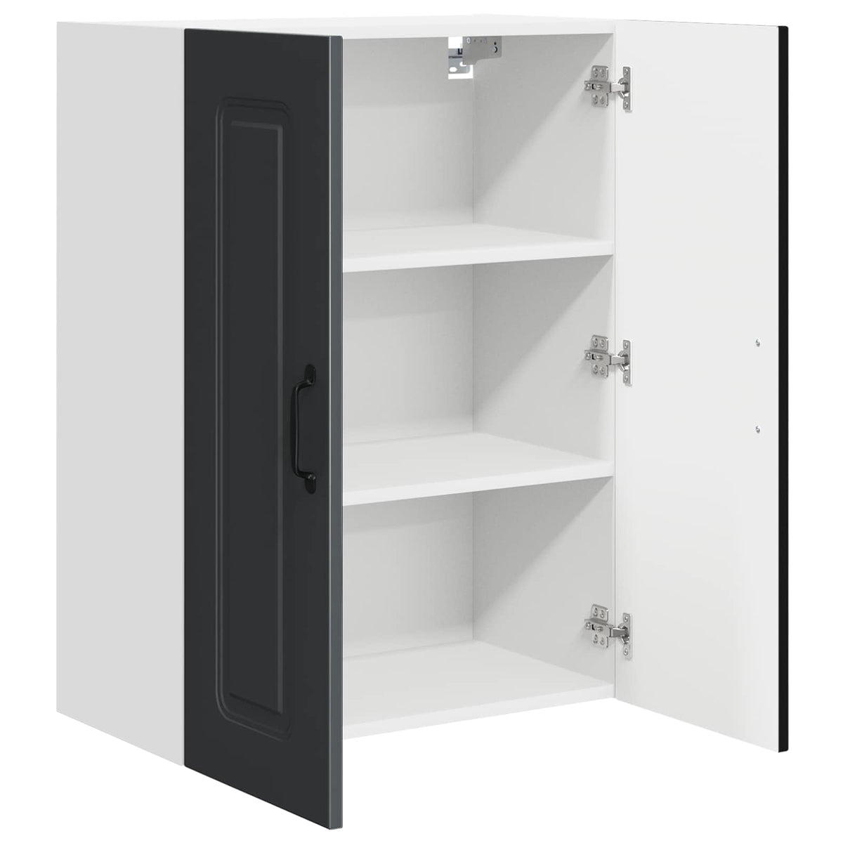 vidaXL Dishwasher Panel Kalmar Black 60 x 31 x 80 cm Engineered Wood