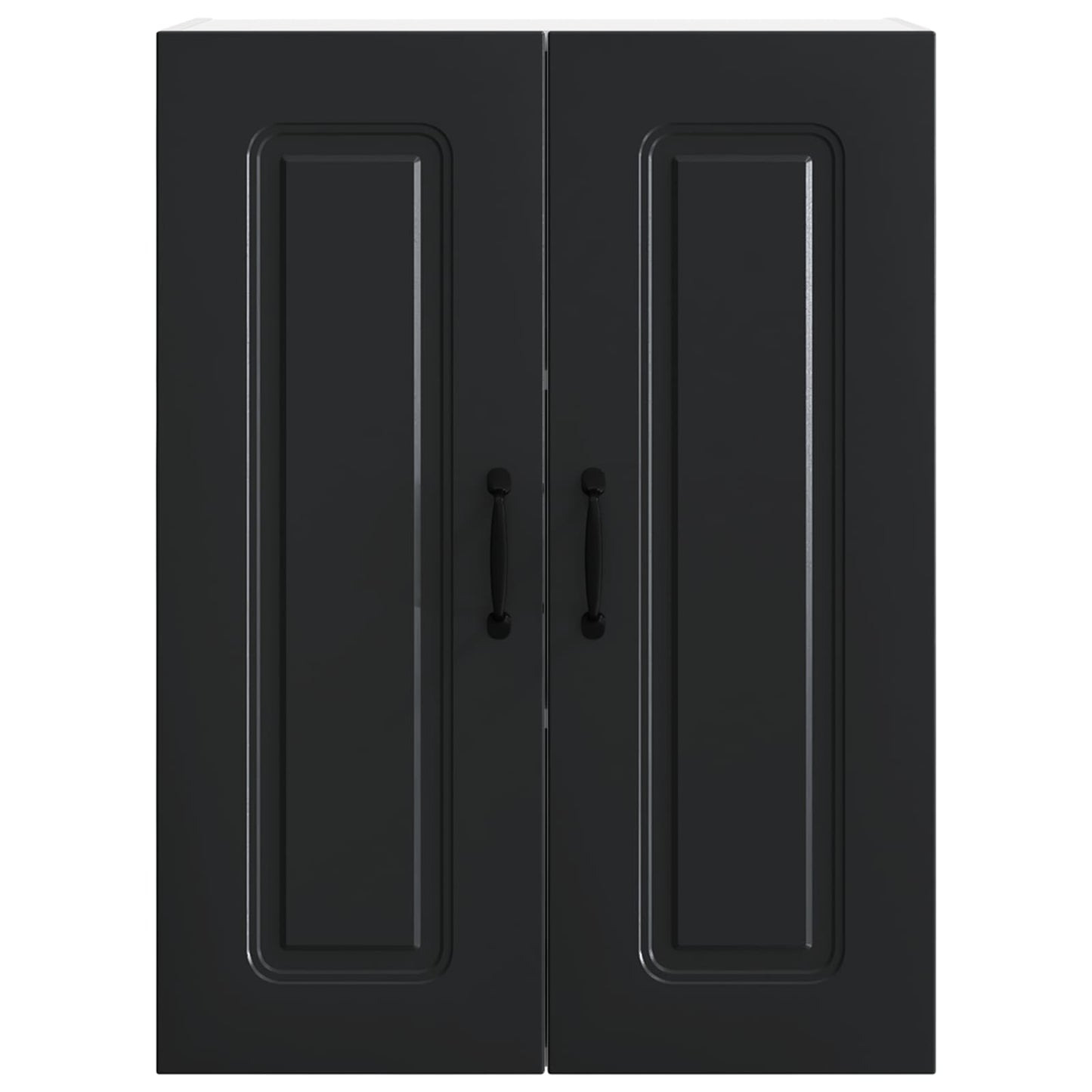 vidaXL Dishwasher Panel Kalmar Black 60 x 31 x 80 cm Engineered Wood