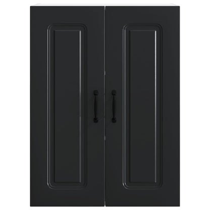 vidaXL Dishwasher Panel Kalmar Black 60 x 31 x 80 cm Engineered Wood