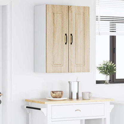 vidaXL Dishwasher Panel with Storage Kalmar Sonoma Oak 60 x 31 x 80 cm
