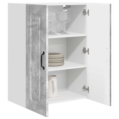 vidaXL Dishwasher Panel Kalmar Concrete Grey 60 x 31 x 80 cm