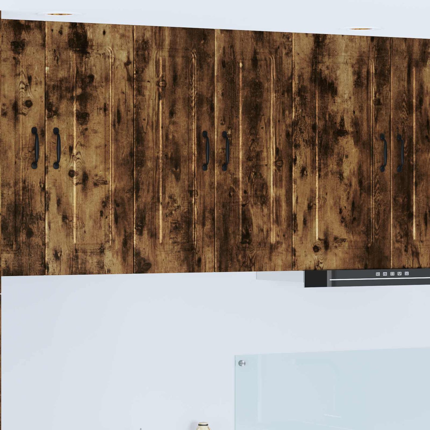 vidaXL Dishwasher Panel Kalmar Smoked Oak 60 x 31 x 80 cm