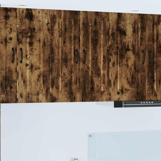 vidaXL Dishwasher Panel Kalmar Smoked Oak 60 x 31 x 80 cm