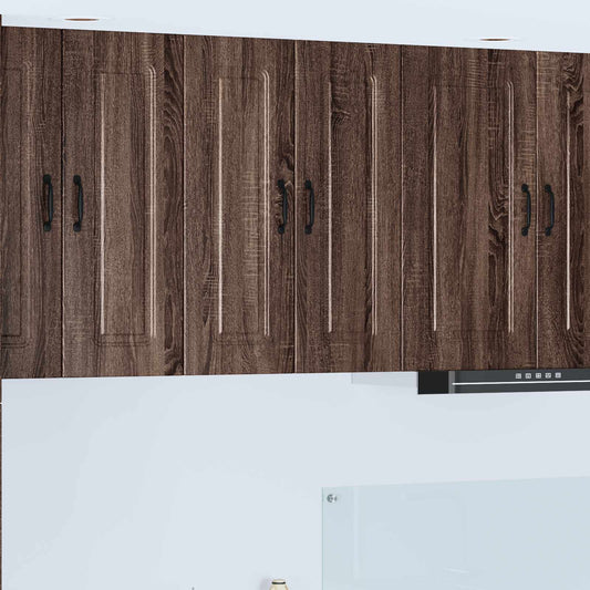 vidaXL Dishwasher Panel Kalmar Brown Oak 60 x 31 x 80 cm