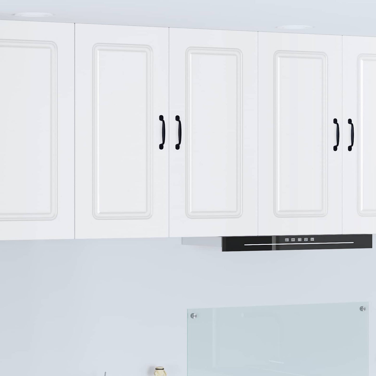 vidaXL Dishwasher Panel Kalmar White 80 x 31 x 80 cm Engineered Wood