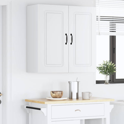 vidaXL Dishwasher Panel Kalmar White 80 x 31 x 80 cm Engineered Wood