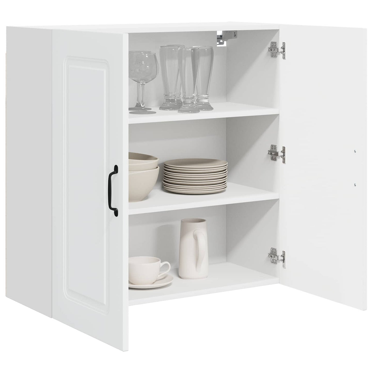 vidaXL Dishwasher Panel Kalmar White 80 x 31 x 80 cm Engineered Wood