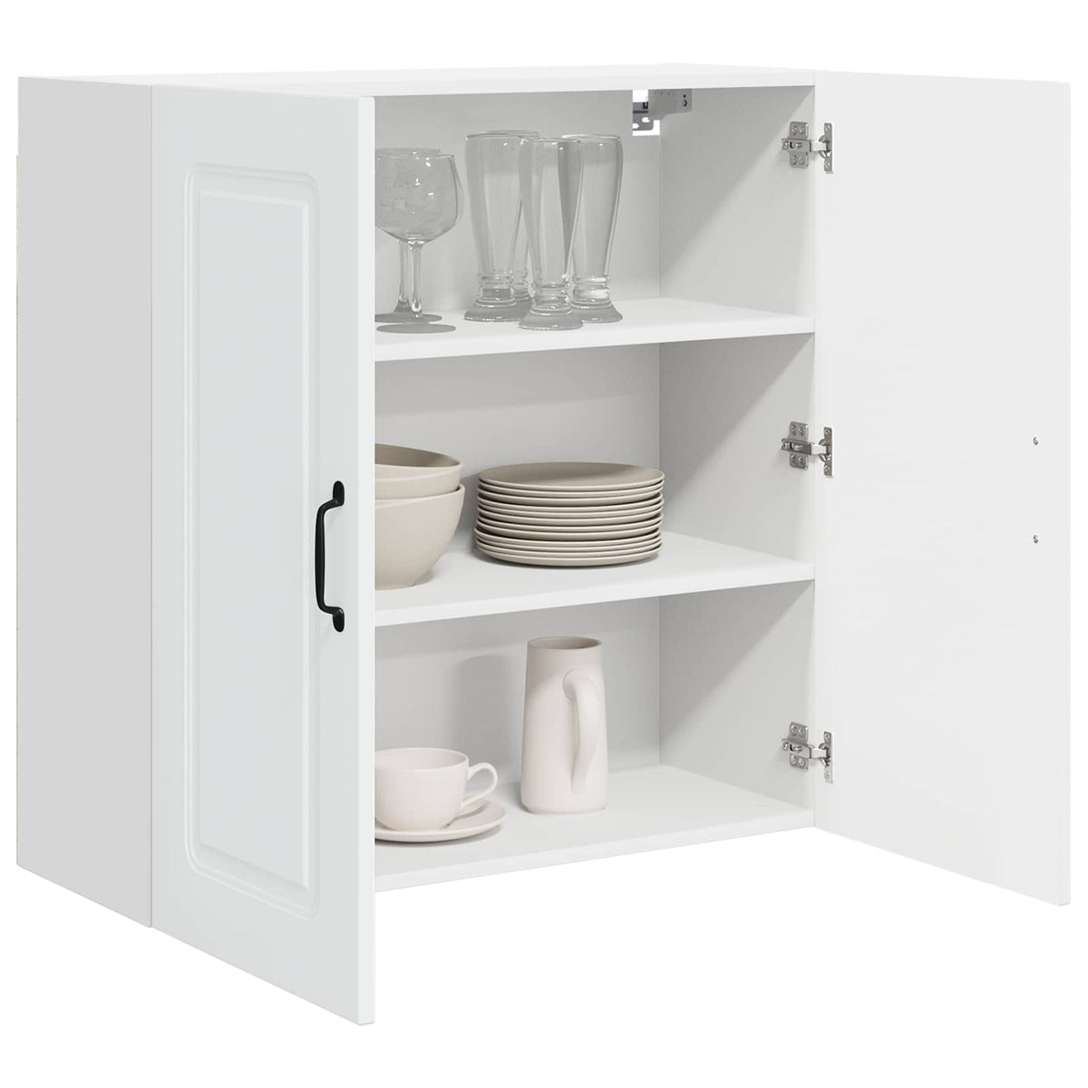 vidaXL Dishwasher Panel Kalmar White 80 x 31 x 80 cm Engineered Wood