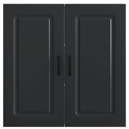 vidaXL Dishwasher Panel Kalmar Black 80 x 31 x 80 cm Engineered Wood