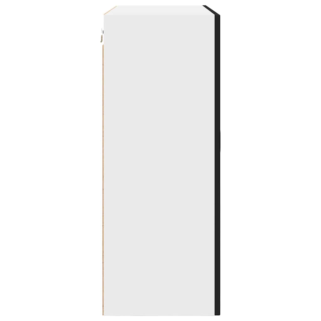 vidaXL Dishwasher Panel Kalmar Black 80 x 31 x 80 cm Engineered Wood