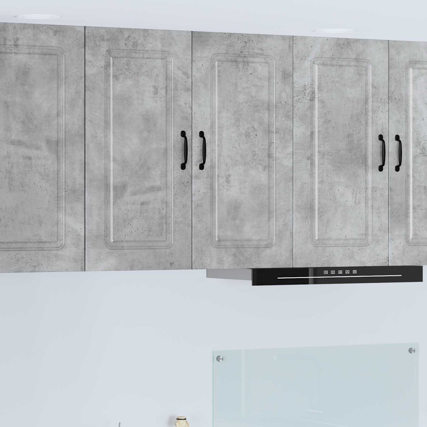 vidaXL Dishwasher Panel Kalmar Concrete Grey 80 x 31 x 80 cm